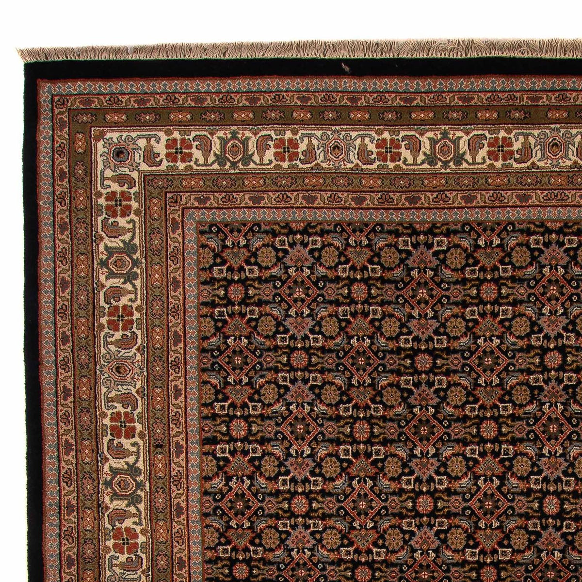 Tapis oriental - Bidjar - Indus - 306 x 254 cm - bleu foncé