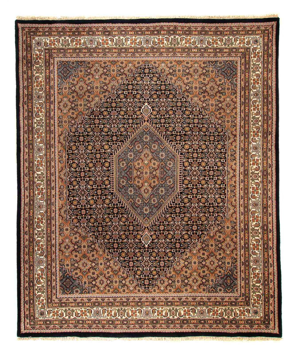 Tapis oriental - Bidjar - Indus - 306 x 250 cm - bleu foncé