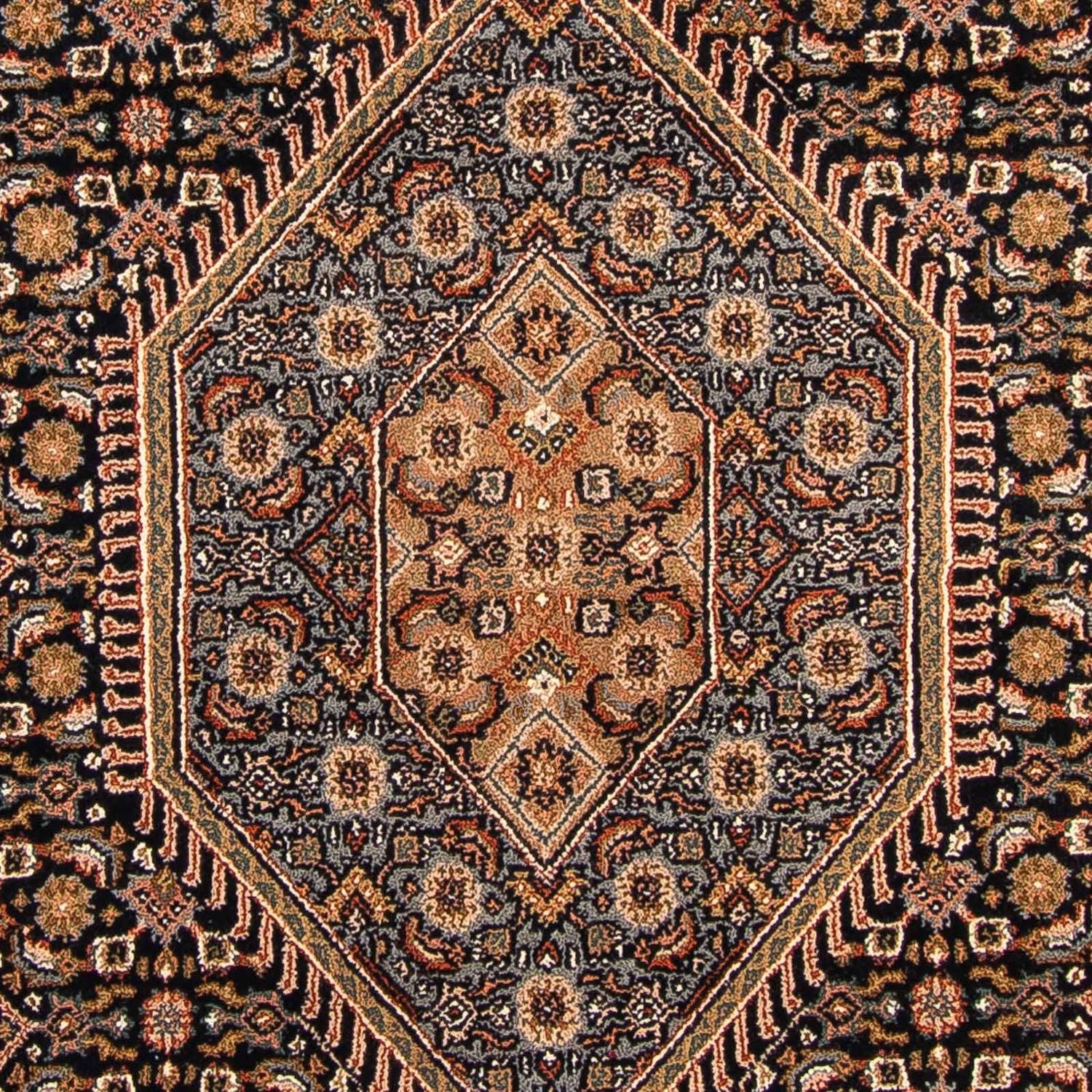 Tapis oriental - Bidjar - Indus - 306 x 250 cm - bleu foncé