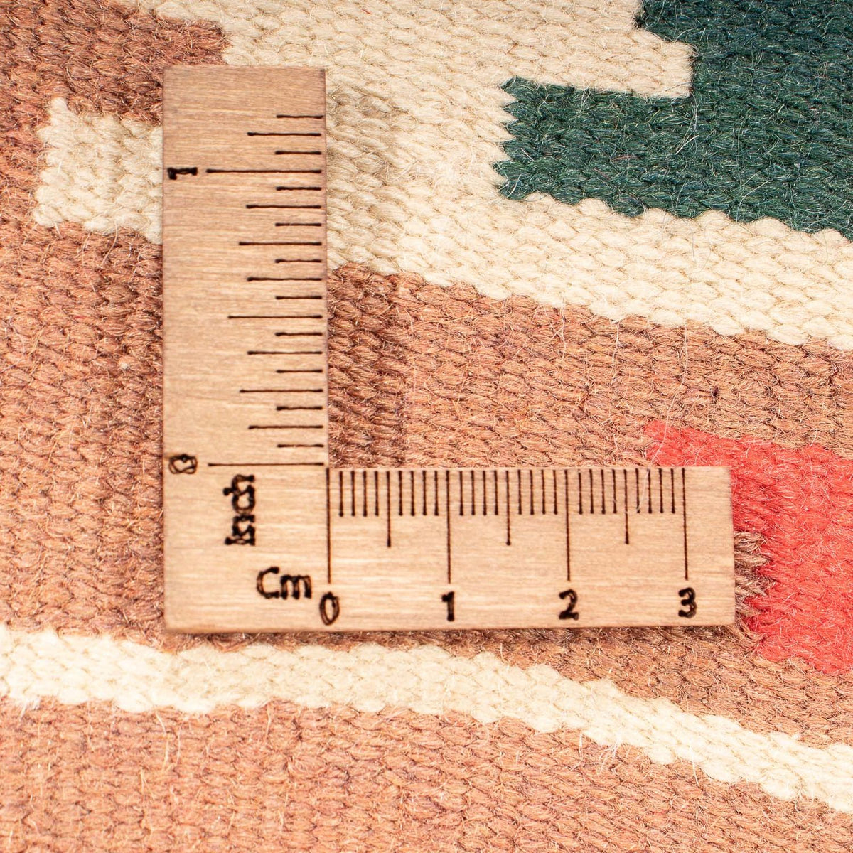 Tapis Kelim - Tendance - 215 x 135 cm - marron clair