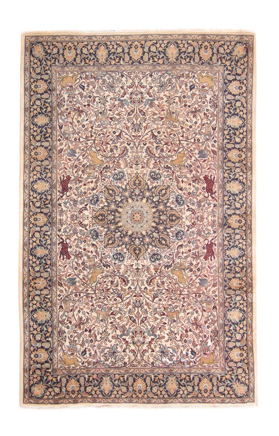 Tapis oriental - Indus - 223 x 140 cm - marron clair