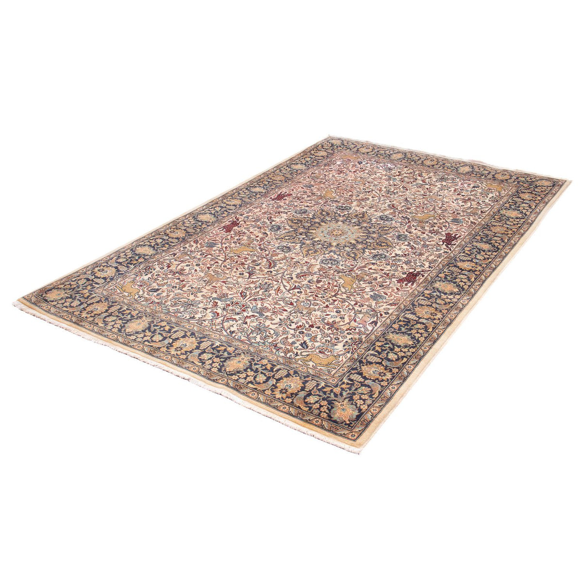 Tapis oriental - Indus - 223 x 140 cm - marron clair