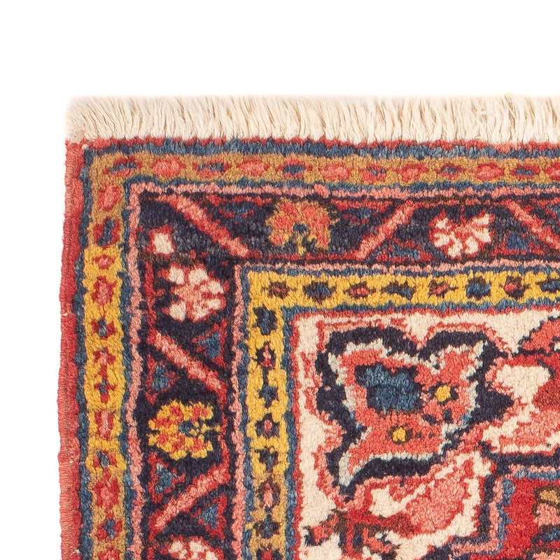 Tapis persan - Nomadic carré  - 92 x 82 cm - rouge foncé