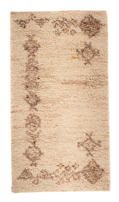Tapis berbère - 100 x 52 cm - beige