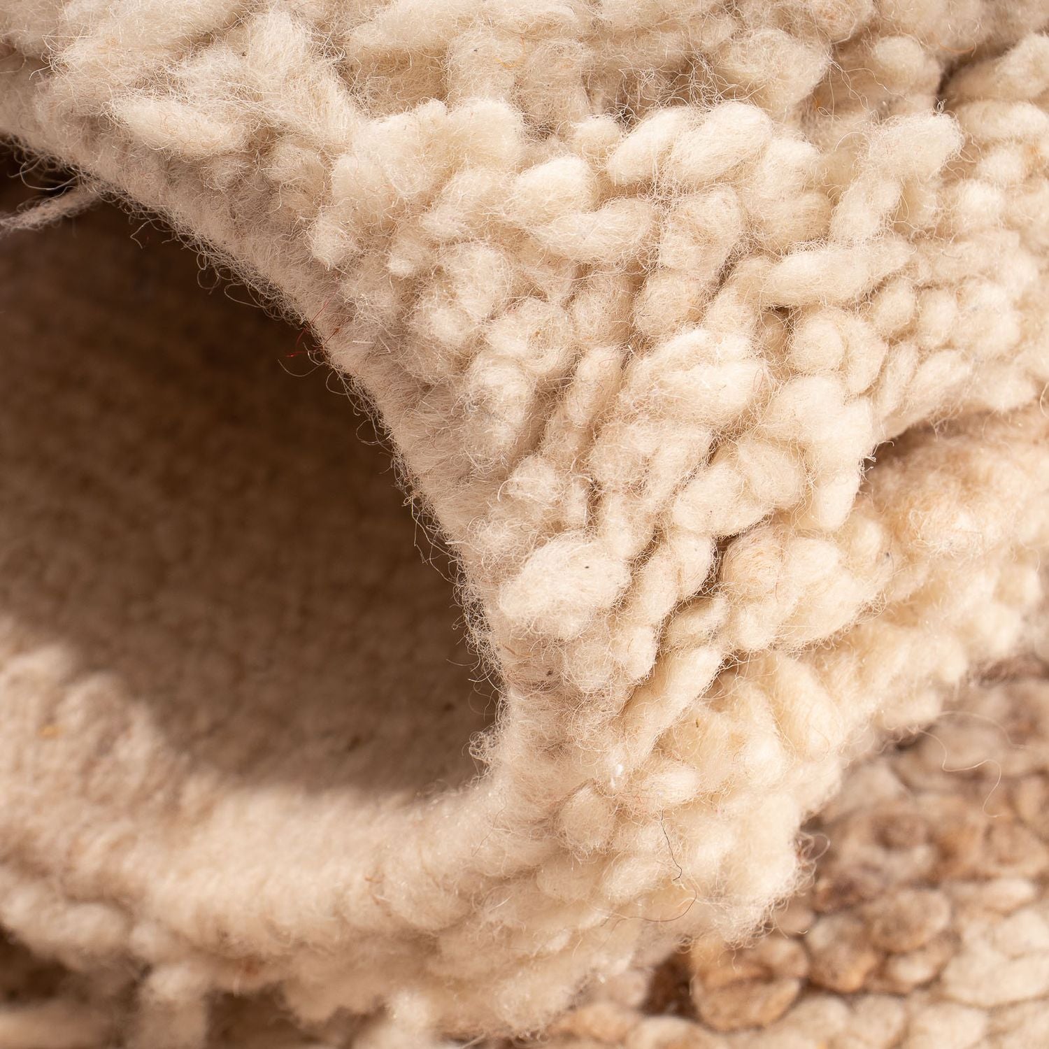 Tapis berbère - 100 x 52 cm - beige