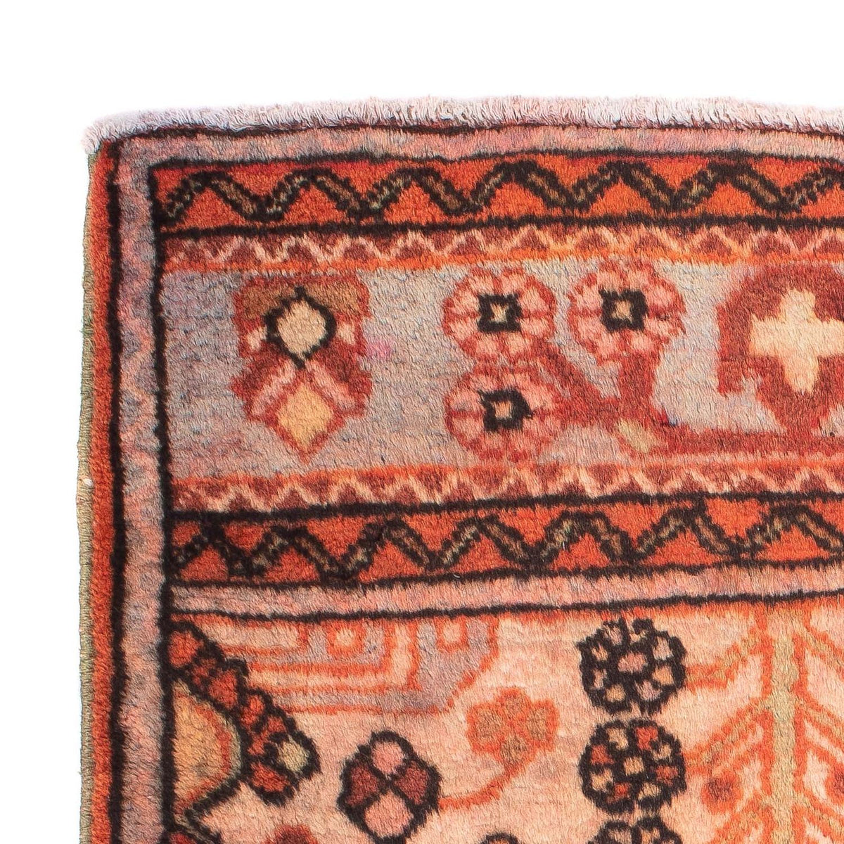 Tapis persan - Nomadic carré  - 114 x 96 cm - multicolore