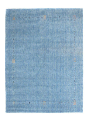 Tapis Gabbeh - Indus - 222 x 136 cm - bleu