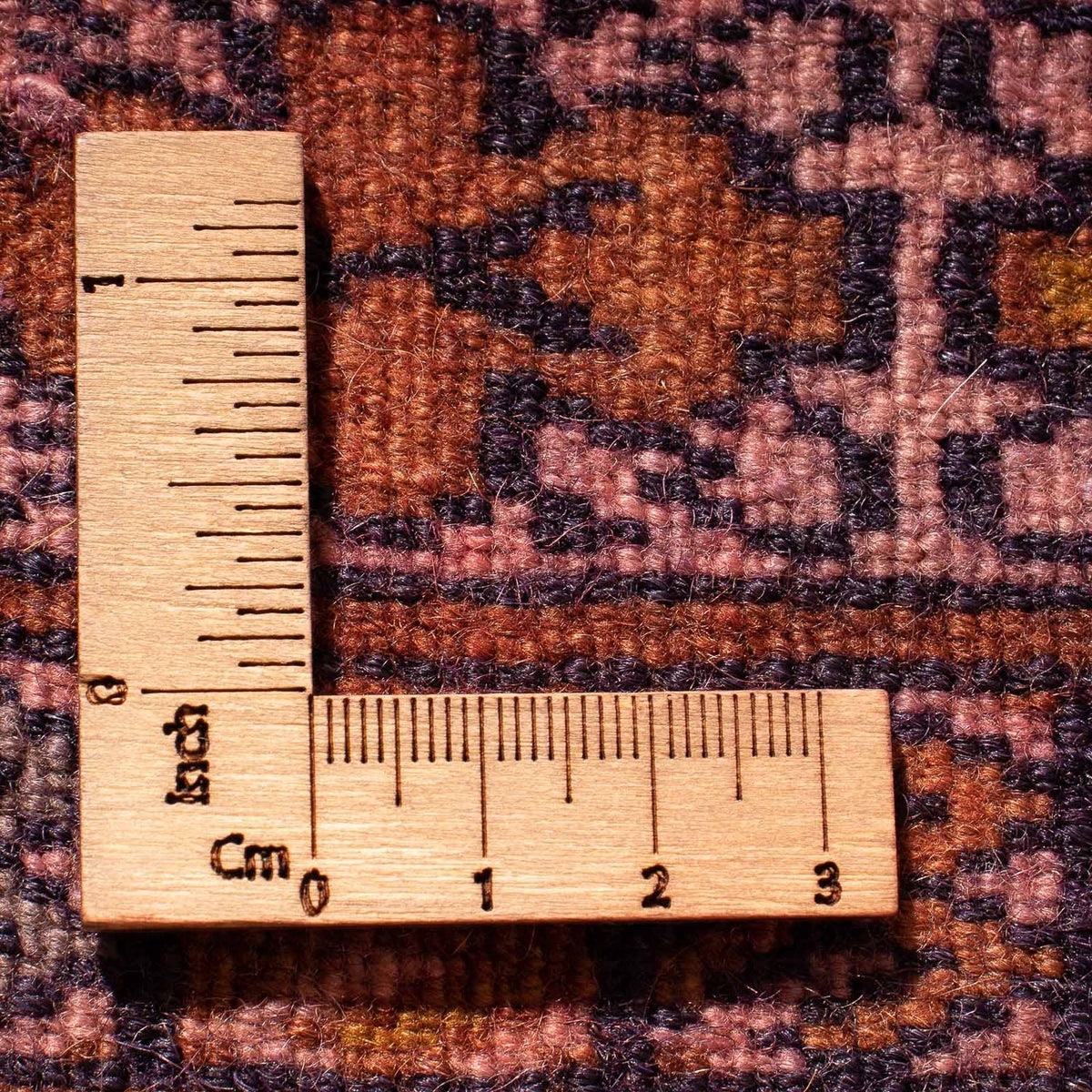 Tapis Turkaman - 95 x 66 cm - rouge clair