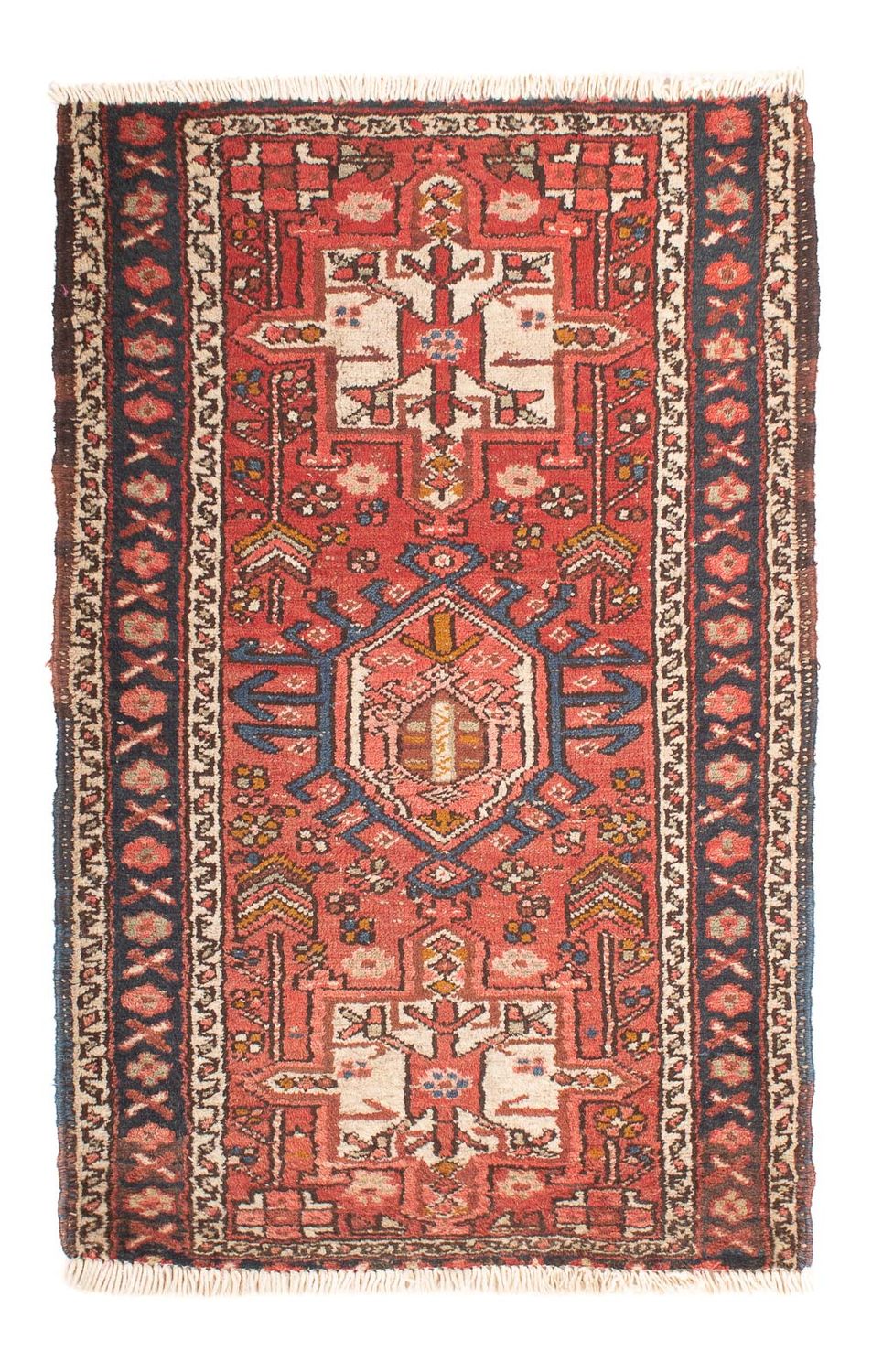 Tapis persan - Nomadic - 110 x 70 cm - rouille