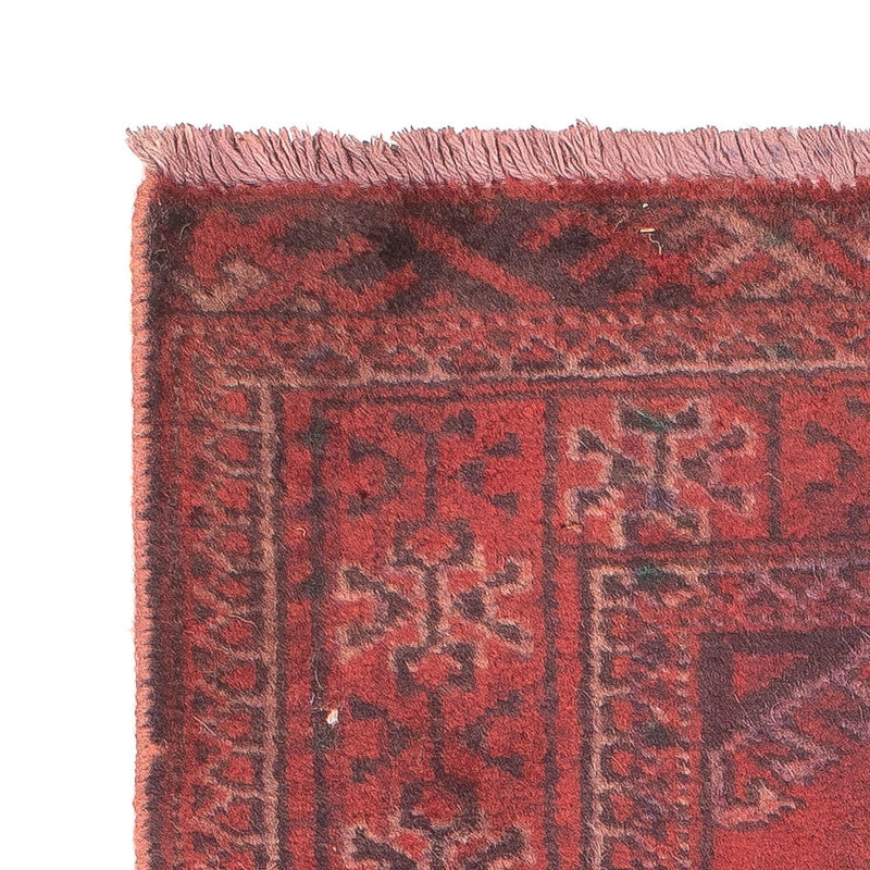 Tapis Turkaman - 84 x 66 cm - rouge foncé