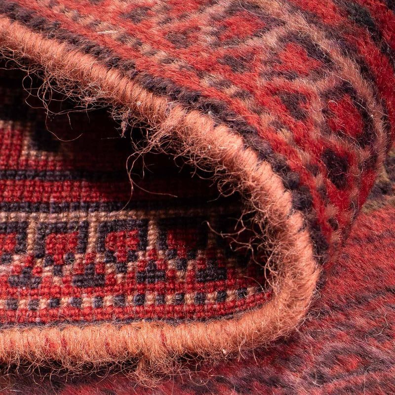 Tapis Turkaman - 84 x 66 cm - rouge foncé