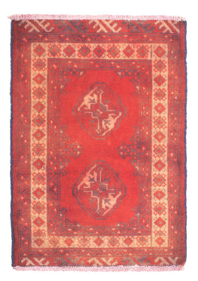 Tapis Turkaman - 85 x 67 cm - rouge