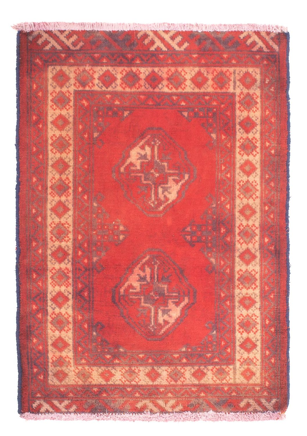 Tapis Turkaman - 85 x 67 cm - rouge