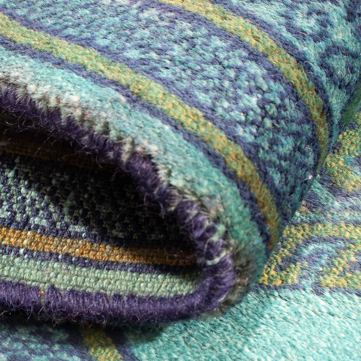 Tapis Pakistani - 92 x 64 cm - bleu clair