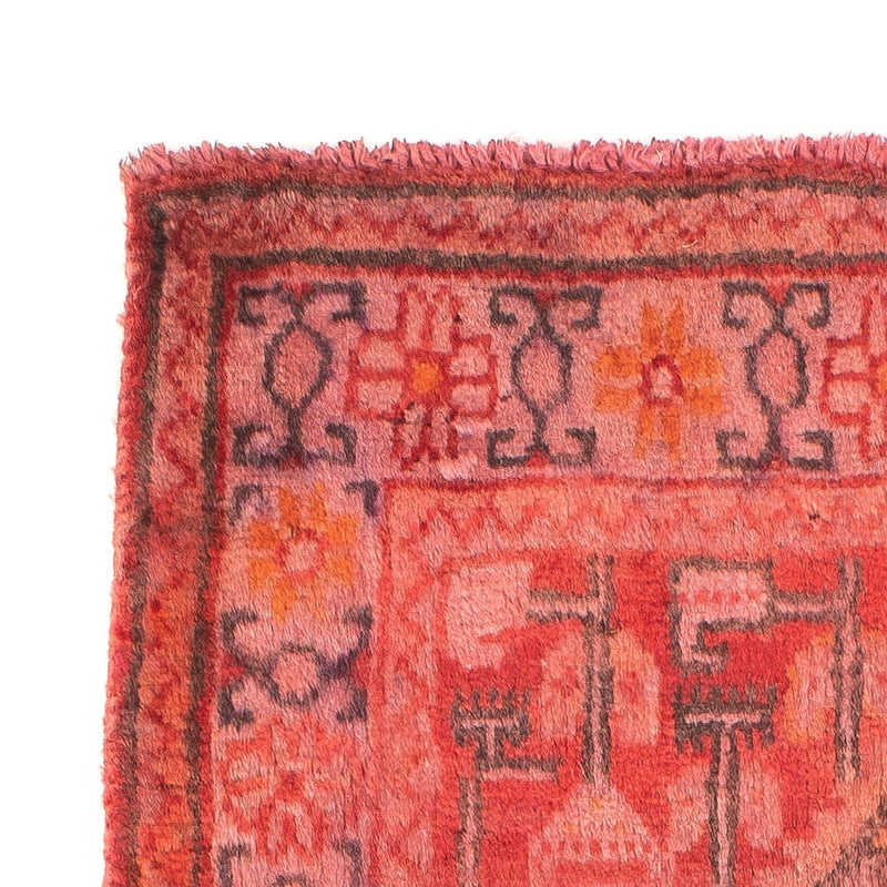 Tapis persan - Nomadic - 104 x 67 cm - rouge clair