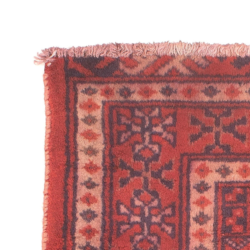 Tapis Turkaman - 86 x 57 cm - rouge foncé