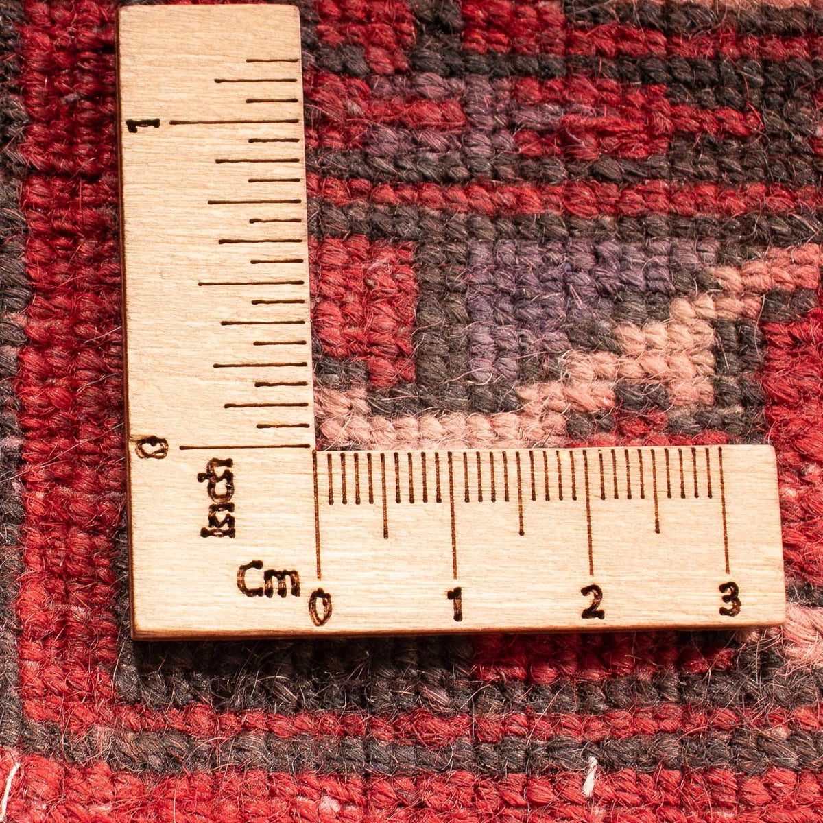 Tapis Turkaman - 92 x 68 cm - rouge clair