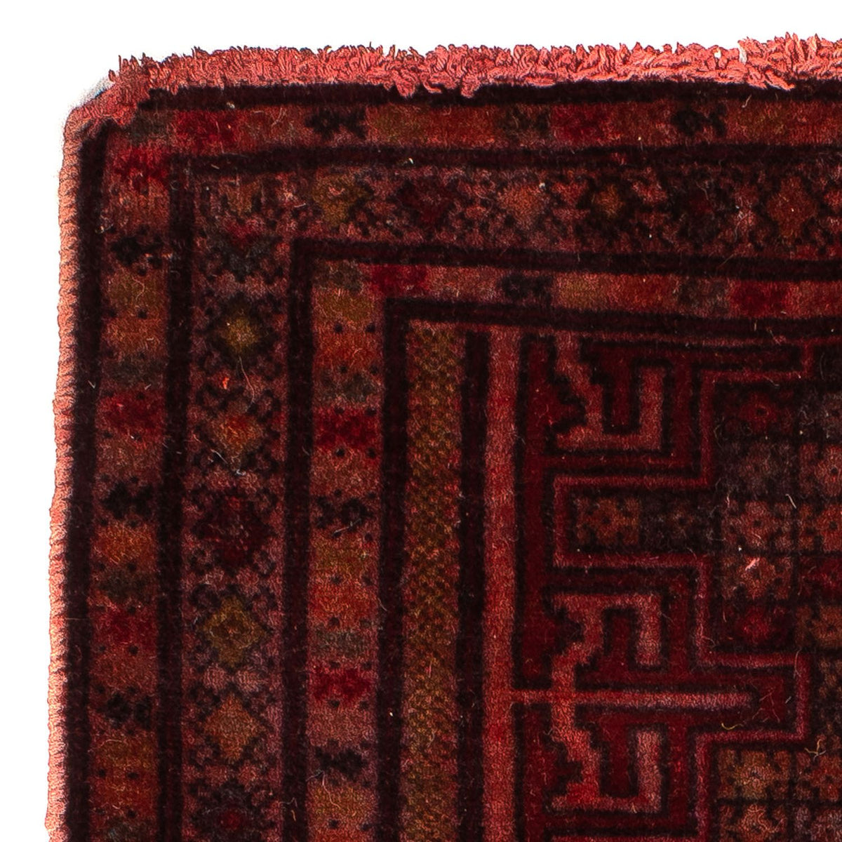Tapis Pakistani - 76 x 56 cm - rouge clair