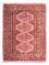 Tapis Turkaman - 86 x 68 cm - rouge clair