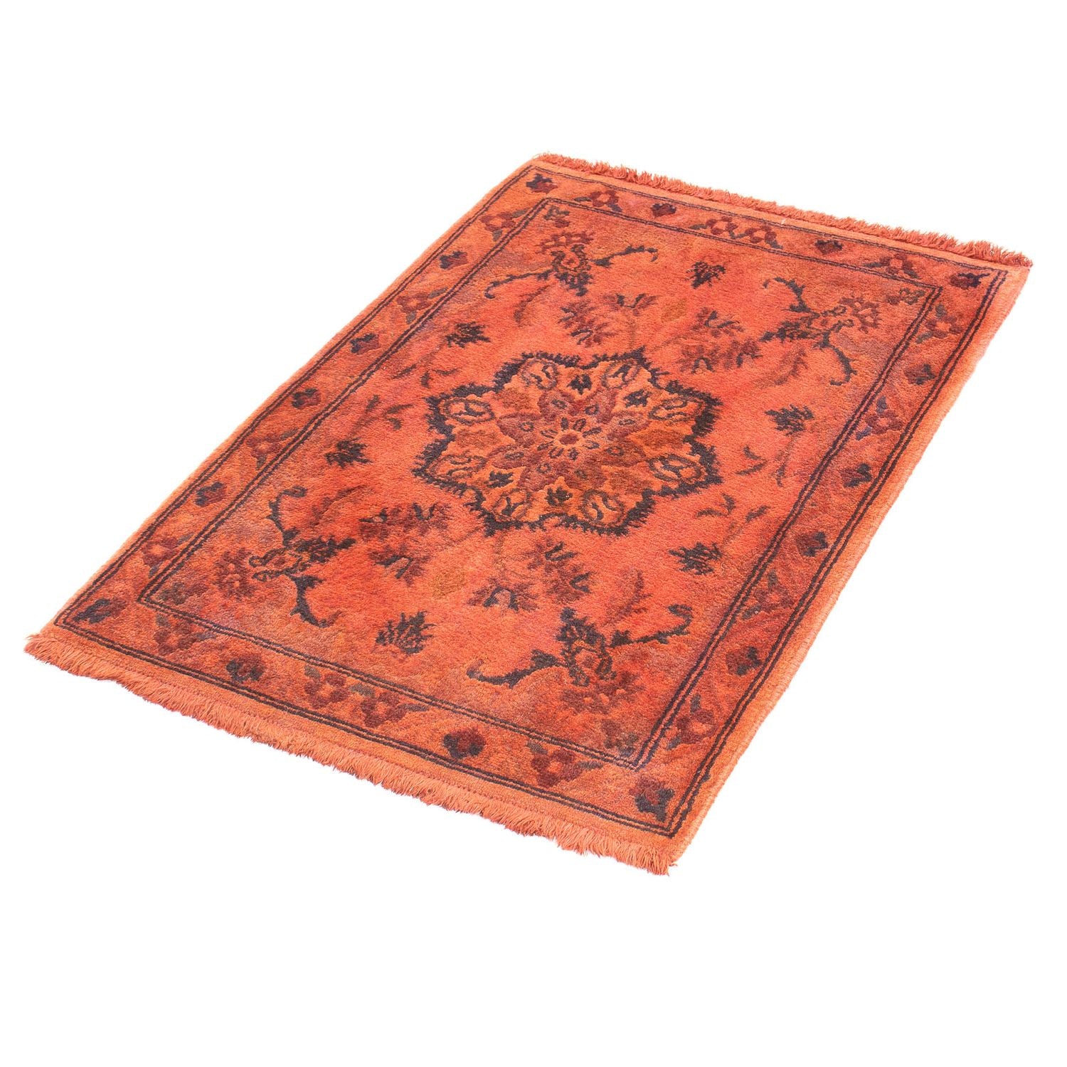 Tapis persan - Nain - 80 x 58 cm - rouille