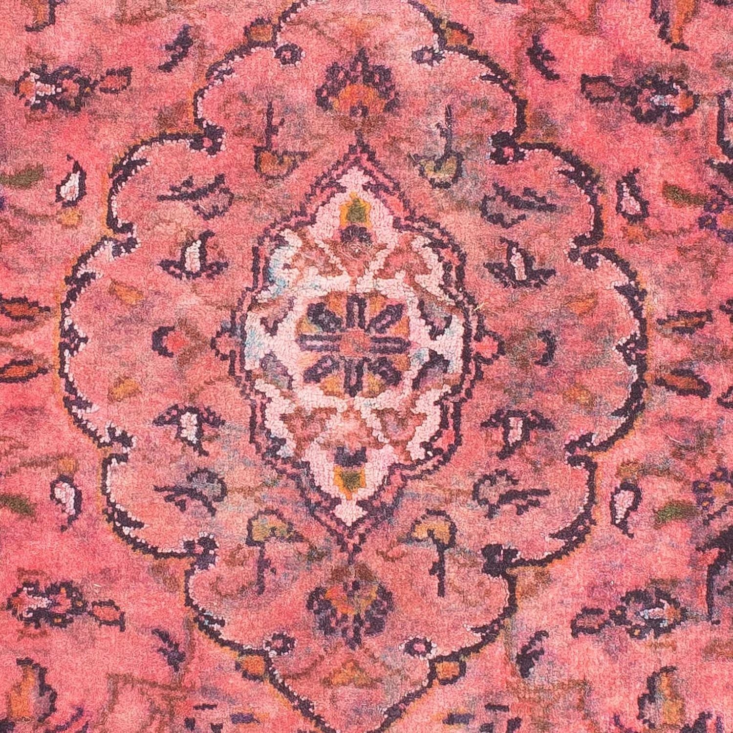 Tapis persan - Keshan - 98 x 70 cm - rouge clair