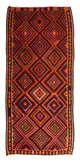 Kilim ancien Tapis 140x300cm