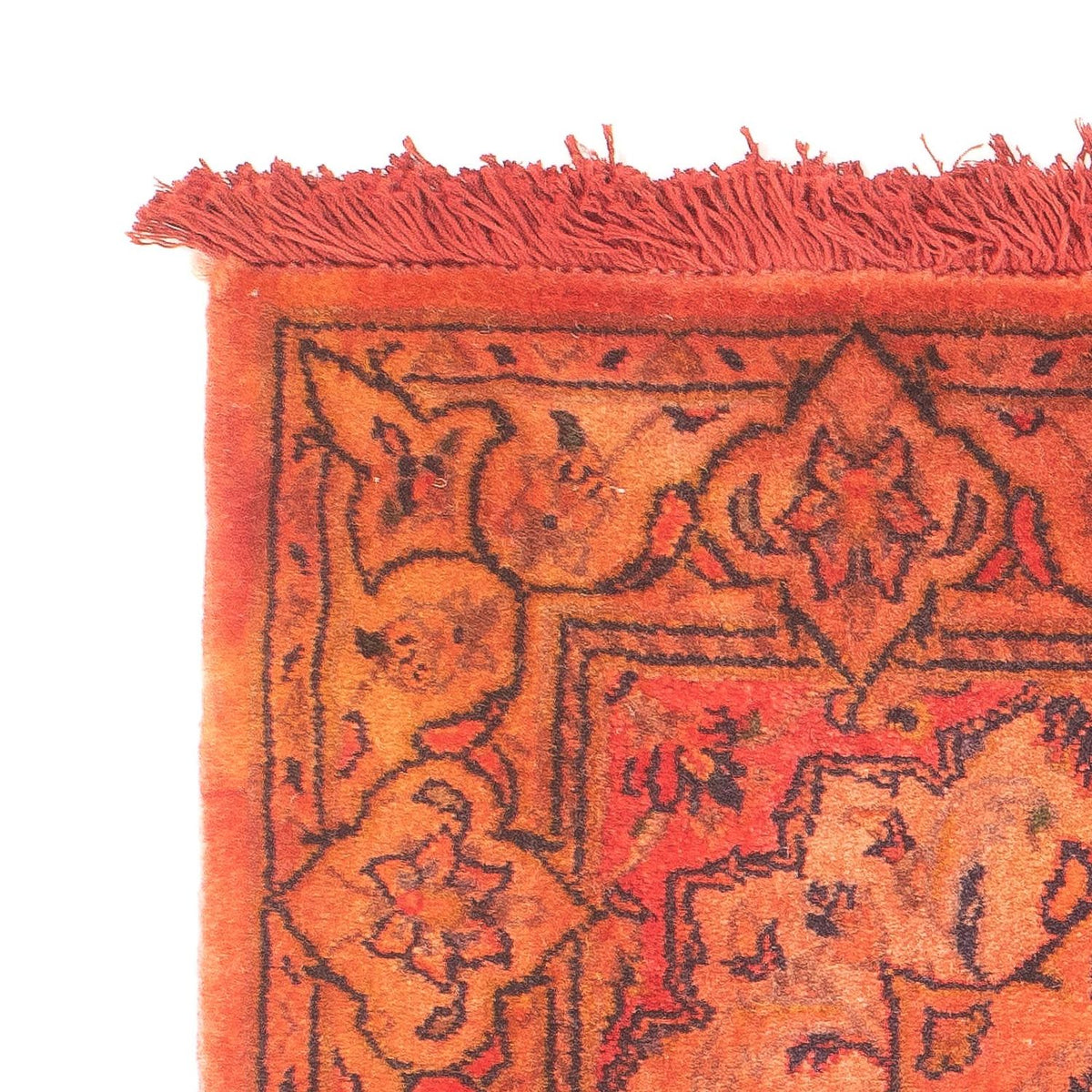 Tapis persan - Keshan - 100 x 70 cm - rouille