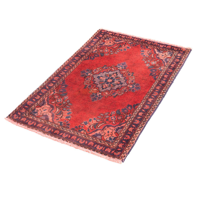 Tapis persan - Keshan - 87 x 57 cm - rouge foncé