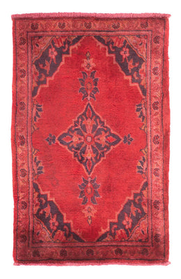 Tapis persan - Keshan - 94 x 60 cm - rouge foncé