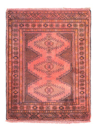 Tapis Turkaman - 84 x 62 cm - rouge clair