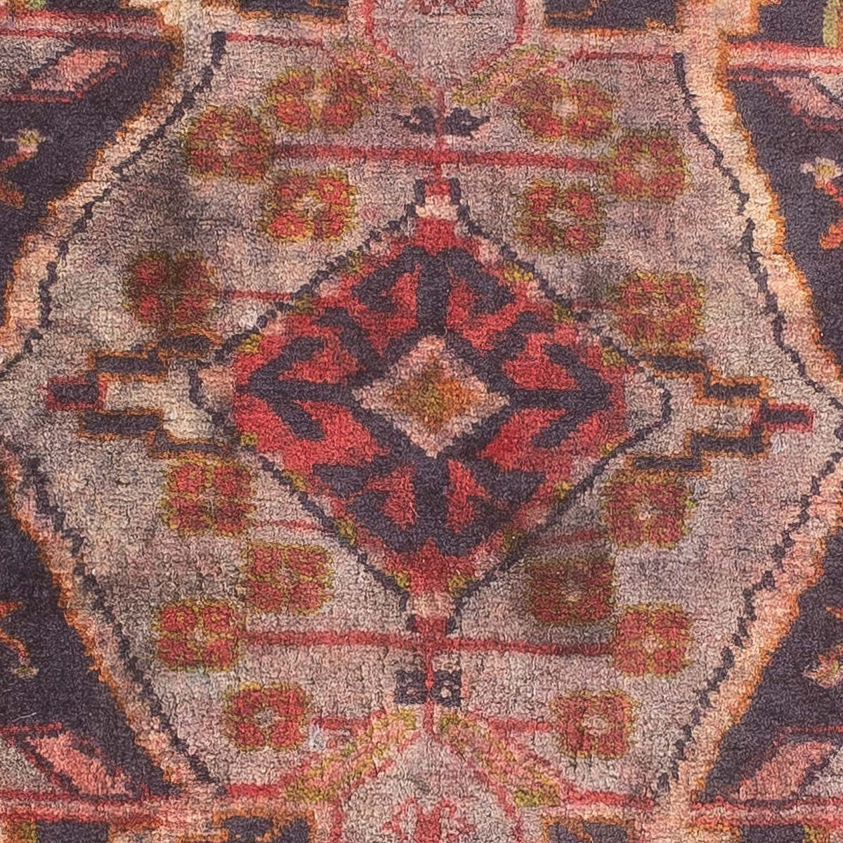 Tapis persan - Classique - 81 x 65 cm - bleu foncé