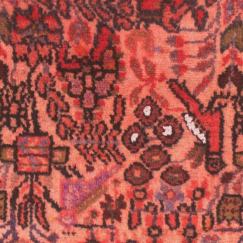 Tapis Turkaman - 80 x 68 cm - rouge clair