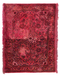 Tapis persan - Keshan - 96 x 70 cm - rouge clair
