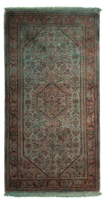 Tapis oriental - Bidjar - Indus - 140 x 70 cm - bleu clair