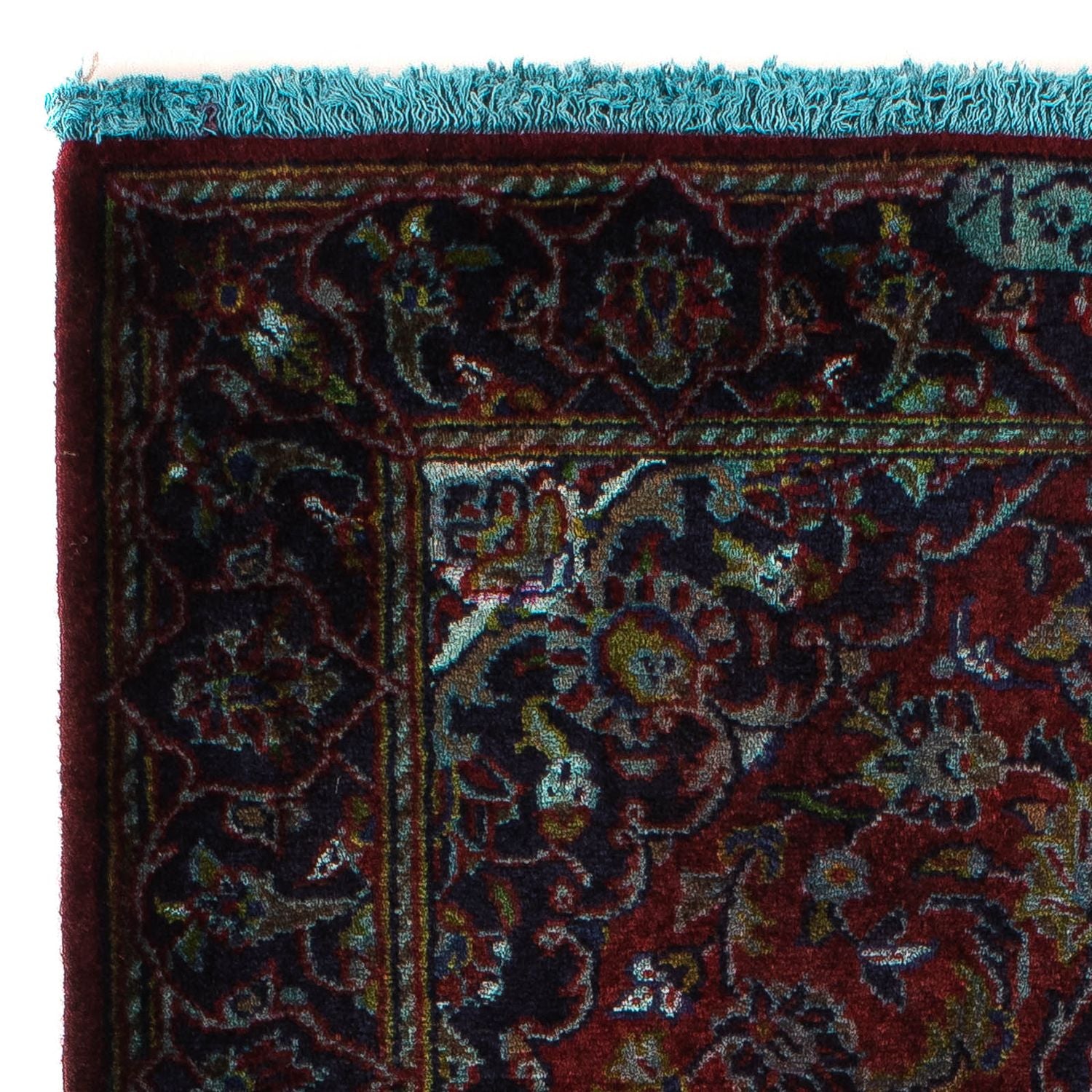 Tapis persan - Keshan - 128 x 70 cm - rouge foncé