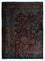 Tapis persan - Nomadic - 134 x 95 cm - bleu foncé