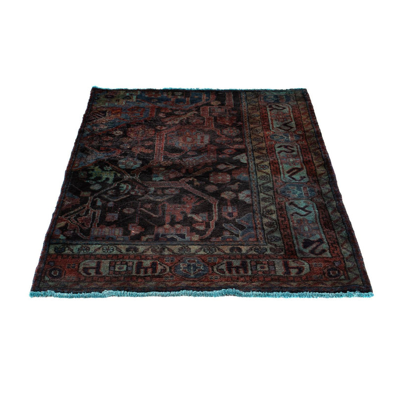 Tapis persan - Nomadic - 134 x 95 cm - bleu foncé