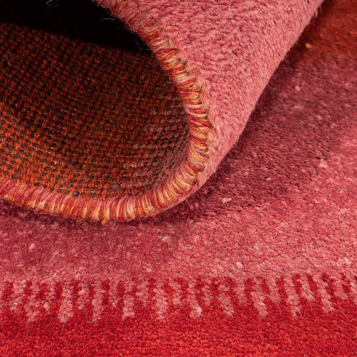 Tapis Gabbeh - Indus - 136 x 71 cm - multicolore