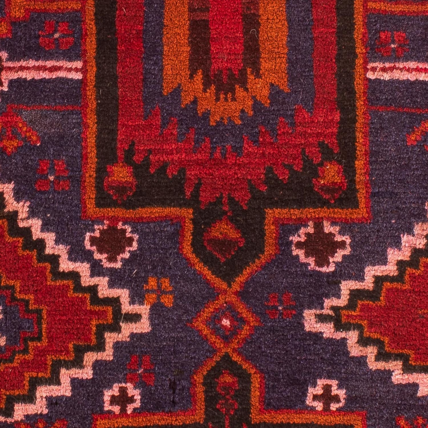 Tapis Belutsch - 125 x 87 cm - rouge foncé