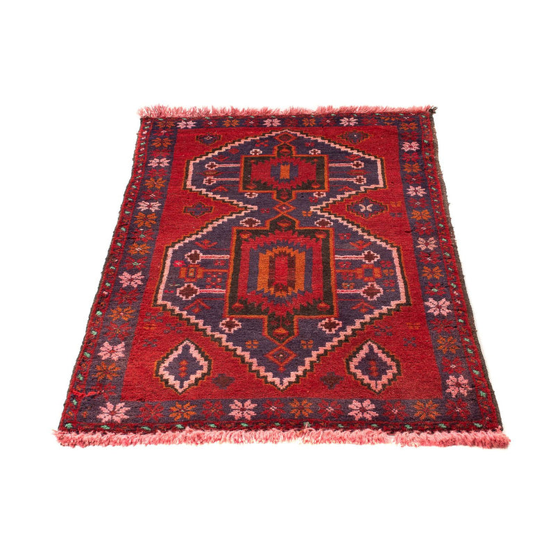 Tapis Belutsch - 125 x 87 cm - rouge foncé