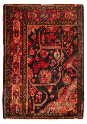 Tapis persan - Nomadic - 125 x 96 cm - multicolore