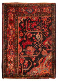Tapis persan - Nomadic - 125 x 96 cm - multicolore