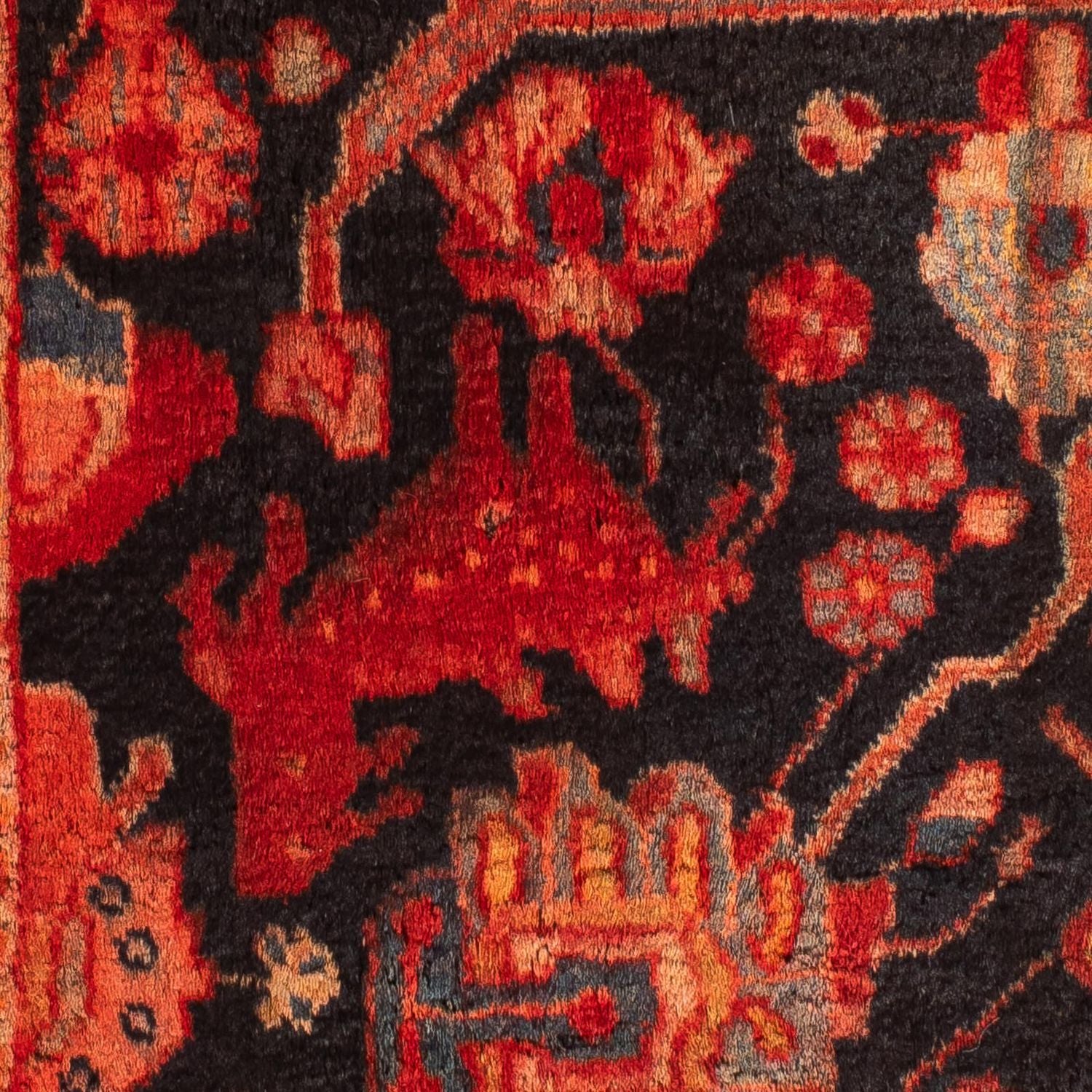 Tapis persan - Nomadic - 125 x 96 cm - multicolore