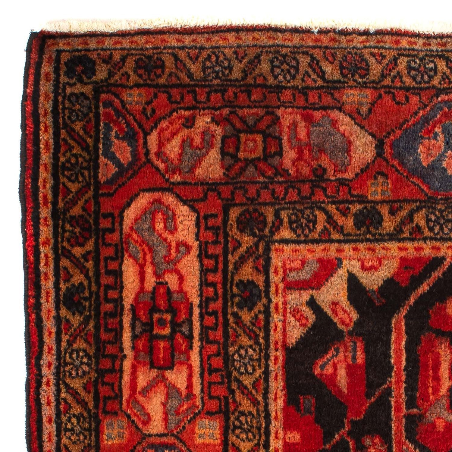 Tapis persan - Nomadic - 125 x 96 cm - multicolore