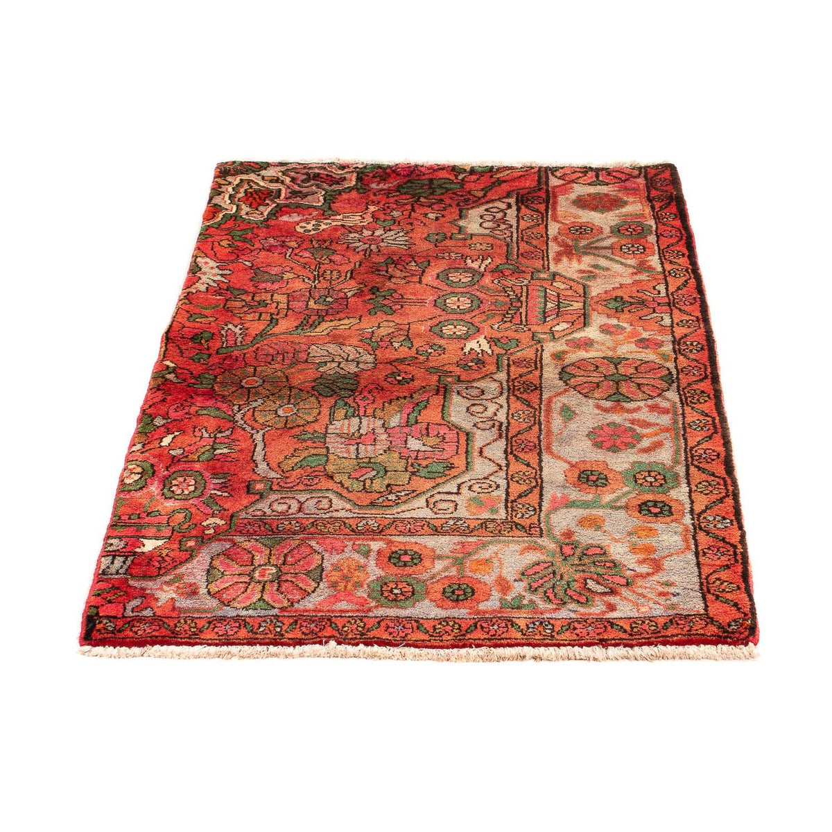 Tapis persan - Nomadic - 124 x 80 cm - rouge clair