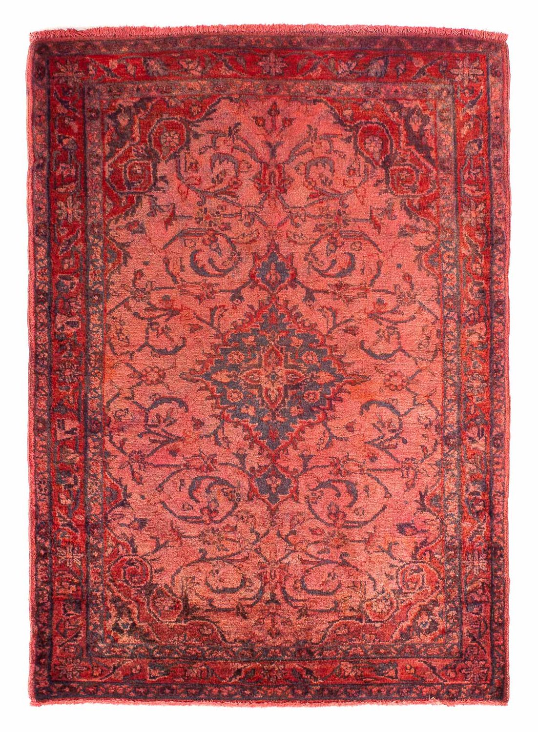Tapis persan - Classique - 116 x 72 cm - rouge clair