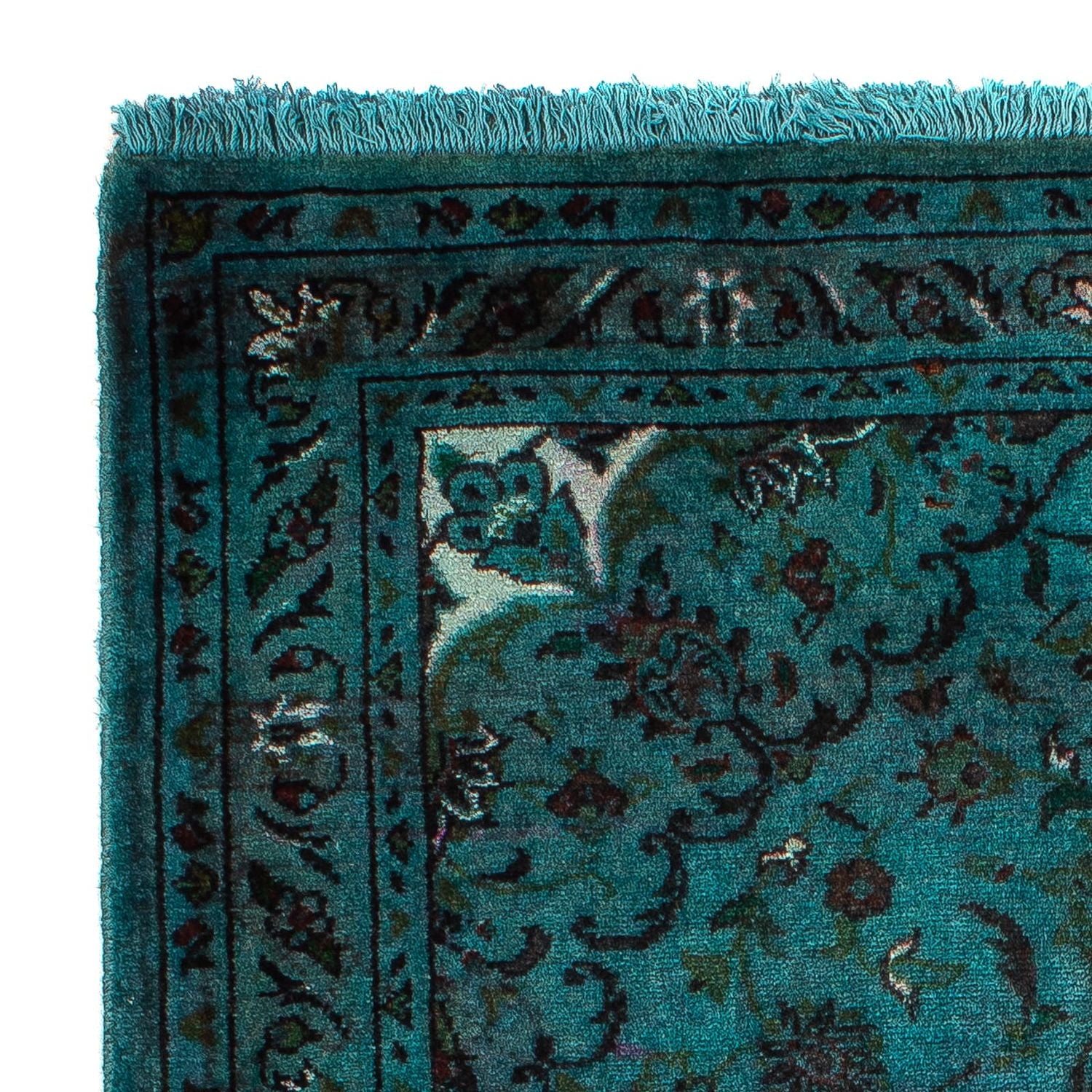 Tapis persan - Keshan - 127 x 70 cm - bleu