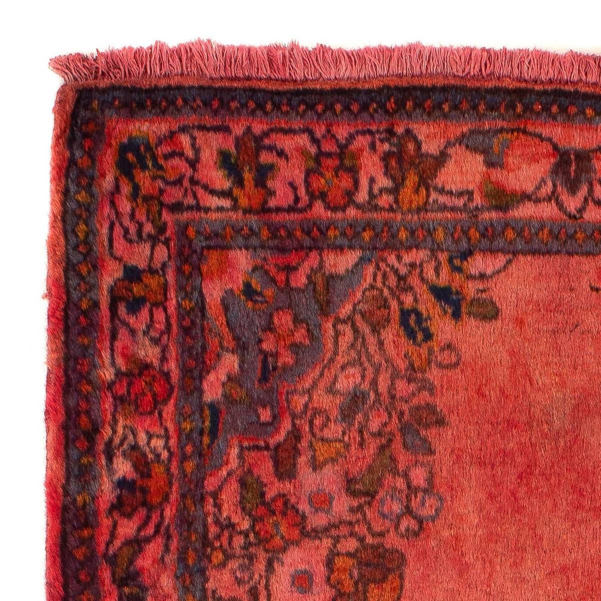 Tapis persan - Classique - 148 x 65 cm - rouge foncé