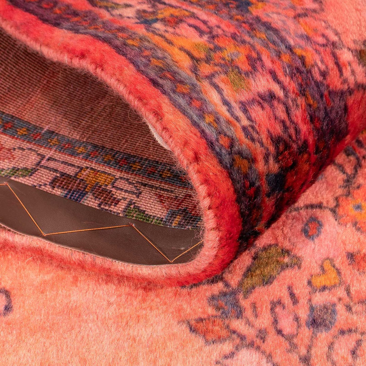 Tapis persan - Classique - 148 x 65 cm - rouge foncé