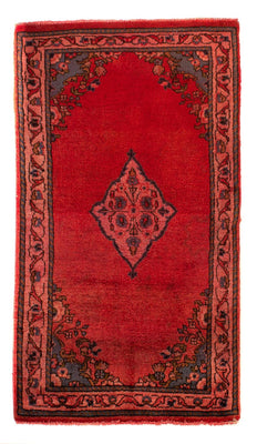 Tapis persan - Classique - 124 x 63 cm - rouge foncé